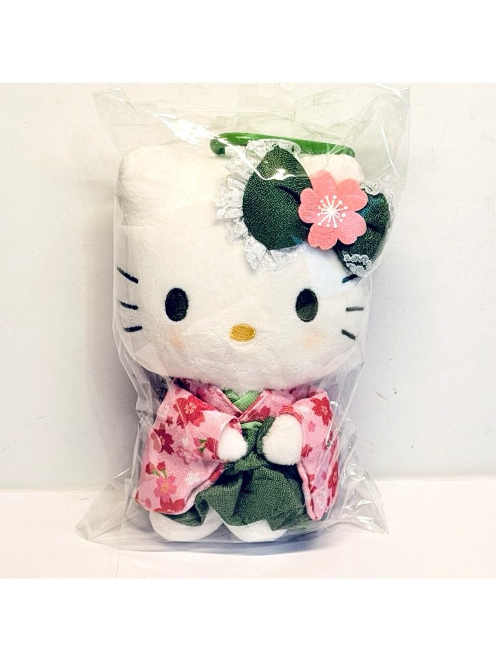 Hello Kitty Sanrio Nakajima Stuffed Plush Doll Toy Sakura Matcha Kimono New